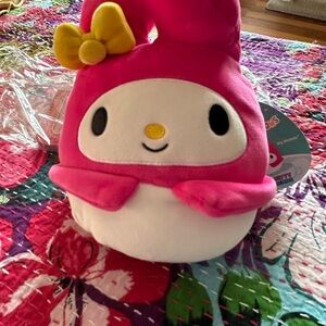 Sanrio My Melody Plush Toy - Pink and White. 8 inch